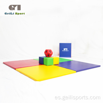 Tapetes suaves para ejercicios de gimnasia de juego suave para niños de interior